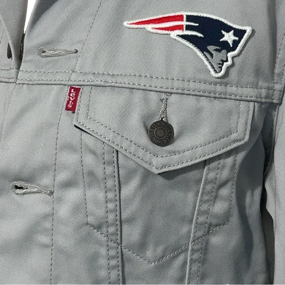 Men’s Levi’s Patriot Logo Denim Jacket Size Small - Picture 2 of 5